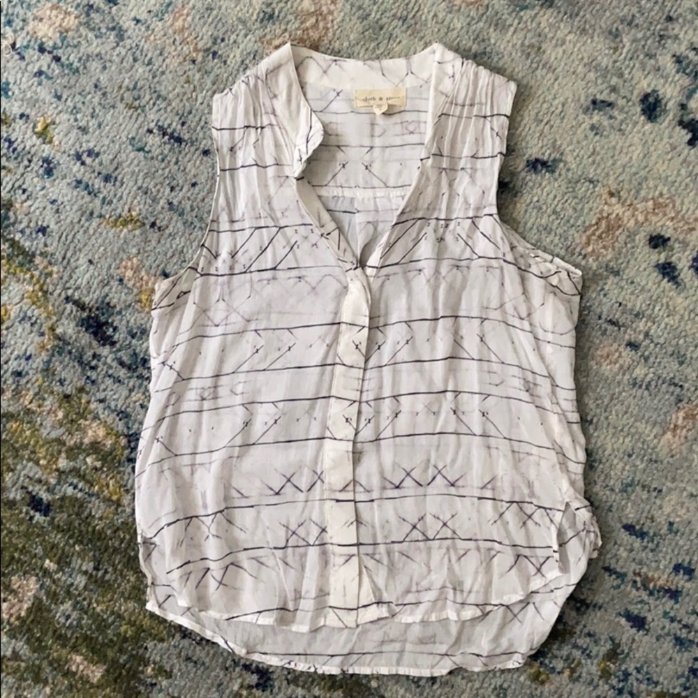 Cloth & Stone Tie dye Blouse